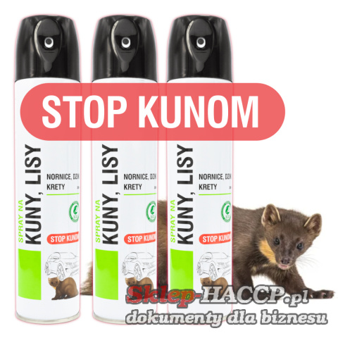Spray na kuny lisy Spray na kuny lisy