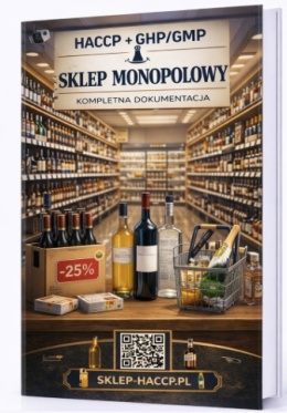 księga HACCP GHP GMP - sklep monopolowy, alkoholowy