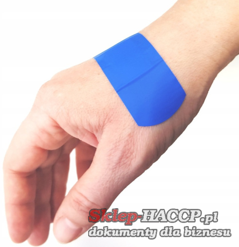 Plaster HACCP - niebieski Plaster HACCP - niebieski