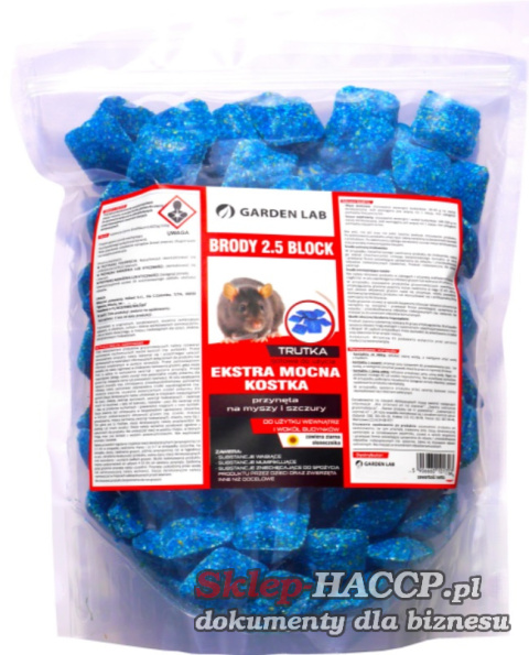 Trucizna na myszy i szczury w kostce 1 KG Trucizna na myszy i szczury w kostce 1 KG