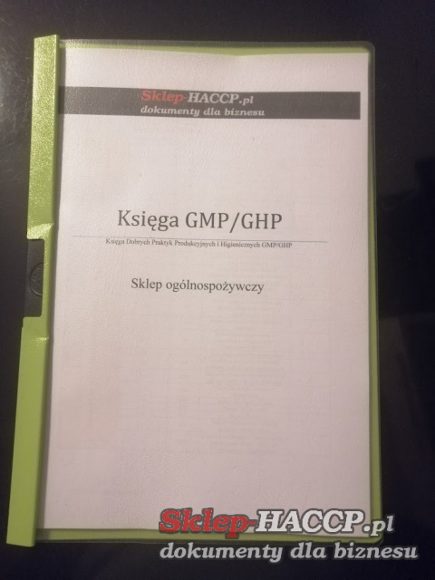 Księga GMP/GHP dla sklepu ogólnospożywczego Księga GMP/GHP dla sklepu ogólnospożywczego