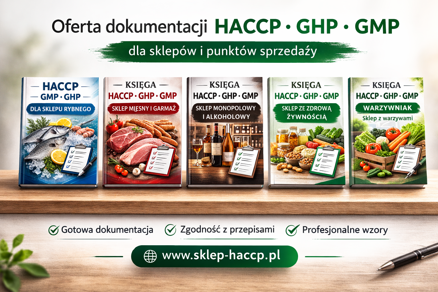 Nowości w sklep-haccp.pl – gotowe księgi HACCP dla kolejnych branż