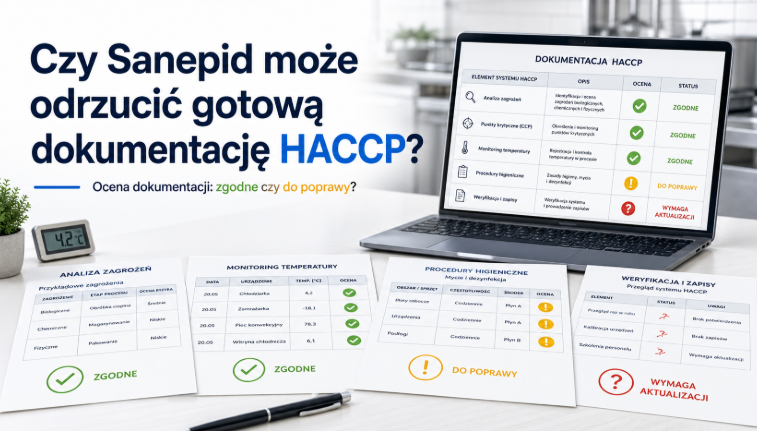 Czy Sanepid może odrzucić gotową dokumentację HACCP?