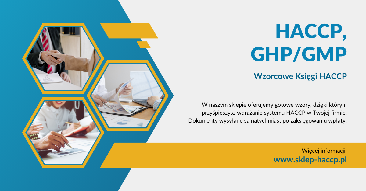 Sklep HACCP, wzory HACCP, dokumenty HACCP, Księga HACCP, dokumentacja HACCP